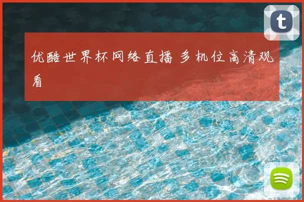 优酷世界杯网络直播 多机位高清观看