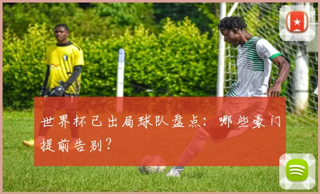 世界杯已出局球队盘点:哪些豪门提前告别?